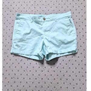 GAP Khakis by GAP Girlfriend 5 Inch Short Light Aqua Blue Size 12/31